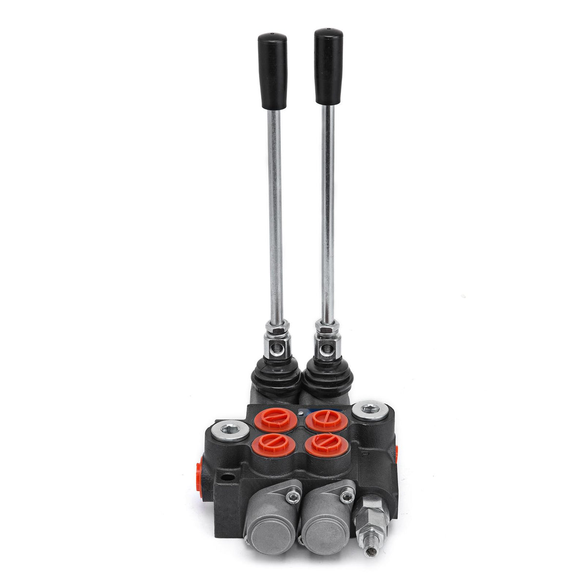 Hydraulic Valve 2 Spool Hydraulic Directional Control Valve 11gpm Hydraulic Control Valve Double Acting for Tractors Loaders Tanks