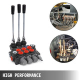 Evaporative Coolers: VEVOR 3 Spool Hydraulic Control Valve 11GPM Hydraulic Directional Control Valve Double Acting Hydraulic Valve for Tractors Loaders Tanks
