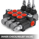 Evaporative Coolers: VEVOR 3 Spool Hydraulic Control Valve 11GPM Hydraulic Directional Control Valve Double Acting Hydraulic Valve for Tractors Loaders Tanks