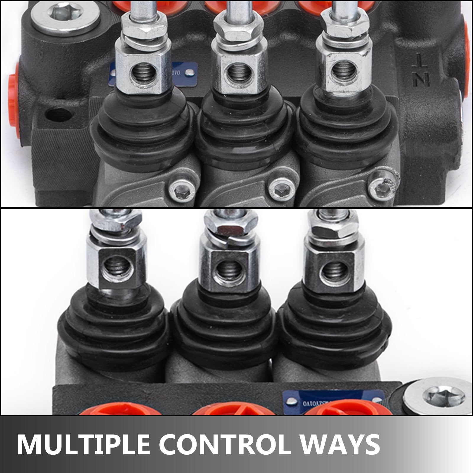 3 Spool Hydraulic Control Valve 11GPM Hydraulic Directional Control Valve Double Acting Hydraulic Valve for Tractors Loaders Tanks