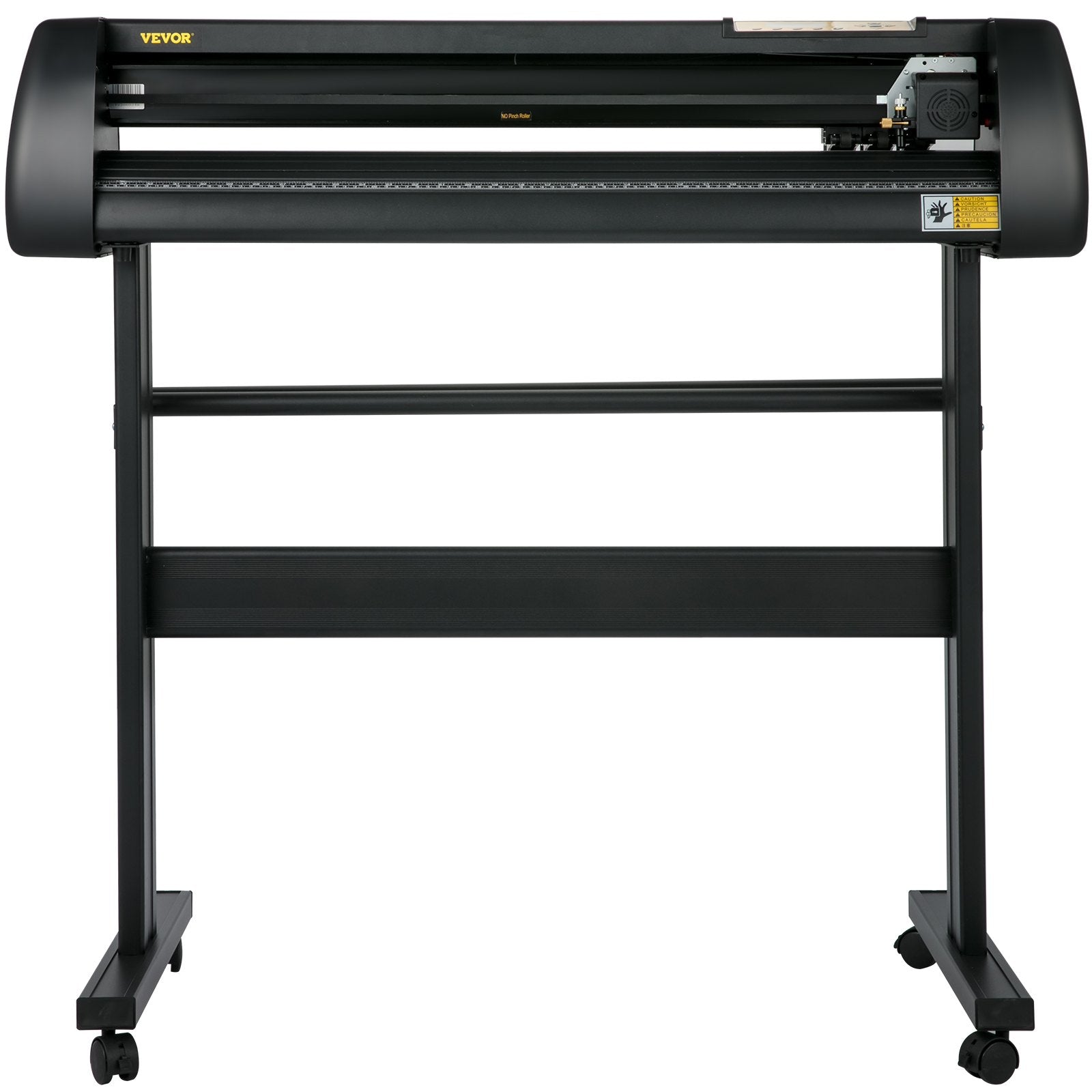 Cutters: VEVOR 28 Inch Vinyl Cutter Machine With Floor Stand Vinly Sign Cutting Plotter Starter Bundle Kit Software Adjustable Force & Speed