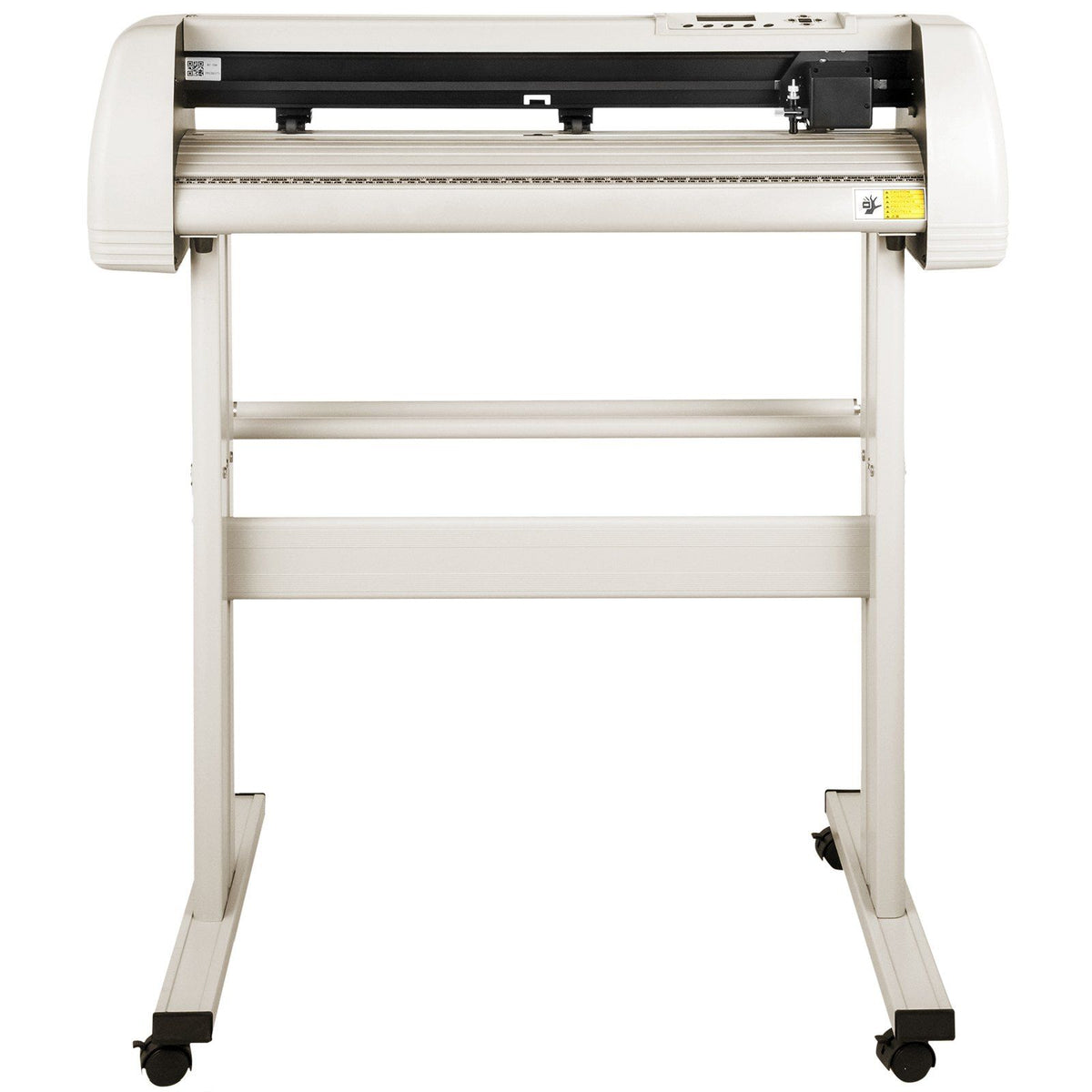 Vinyl Cutter 870mm Vinyl Cutter Machine Maximum Paper Feed 34inch White Vinyl Plotter Cutter Machine Vinyl Plotter with Sturdy Floor Stand Adjustable Force and Speed for Sign Making