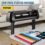 Hand Tools: VEVOR Vinyl Cutter Machine, 28in Offline Bluetooth Cutting Plotter Machine, 400in/10m Steel Roller Shaft Adjustable Speed Force, SignMaster Software Tool DIY Craft Kit for Sign Making Windows & Mobile