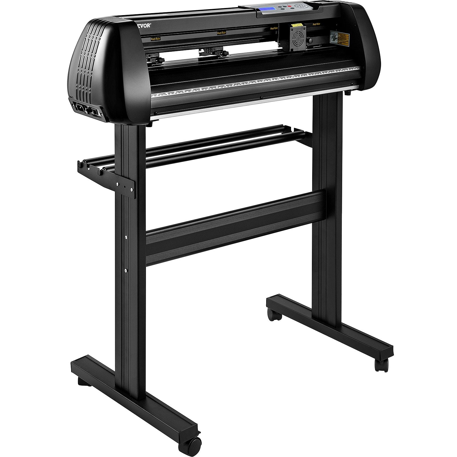 Hand Tools: VEVOR Vinyl Cutter Machine, 28in Offline Bluetooth Cutting Plotter Machine, 400in/10m Steel Roller Shaft Adjustable Speed Force, SignMaster Software Tool DIY Craft Kit for Sign Making Windows & Mobile
