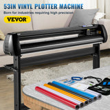 CDs & Vinyl: VEVOR Vinyl Cutter, 53inch Vinyl Cutter Plotter with Stand, Adjustable Speed Force for Sign Making Vinyl Plotter, SignMaster Software Vinyl Tape Tools Vinyl Printer Available with COM/USB/Bluetooth