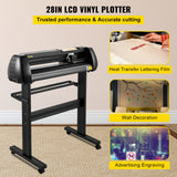 Gardening Tools: VEVOR Vinyl Cutter, 28inch Paper Feed Cutting Plotter Bundle, Adjustable Force & Speed Vinyl Printer with Powerful Stepper Motors, Signmaster Software Bundle Kit Compatible with Windows System