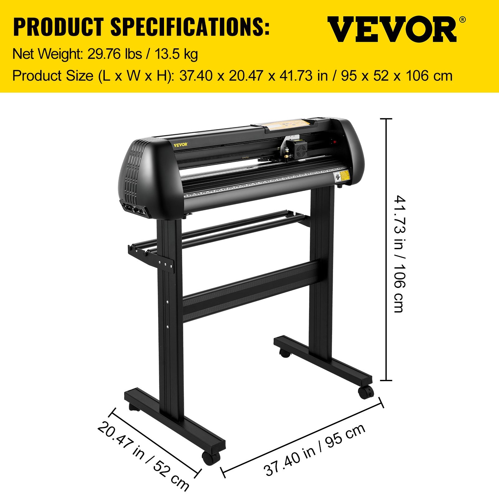 Gardening Tools: VEVOR Vinyl Cutter, 28inch Paper Feed Cutting Plotter Bundle, Adjustable Force & Speed Vinyl Printer with Powerful Stepper Motors, Signmaster Software Bundle Kit Compatible with Windows System