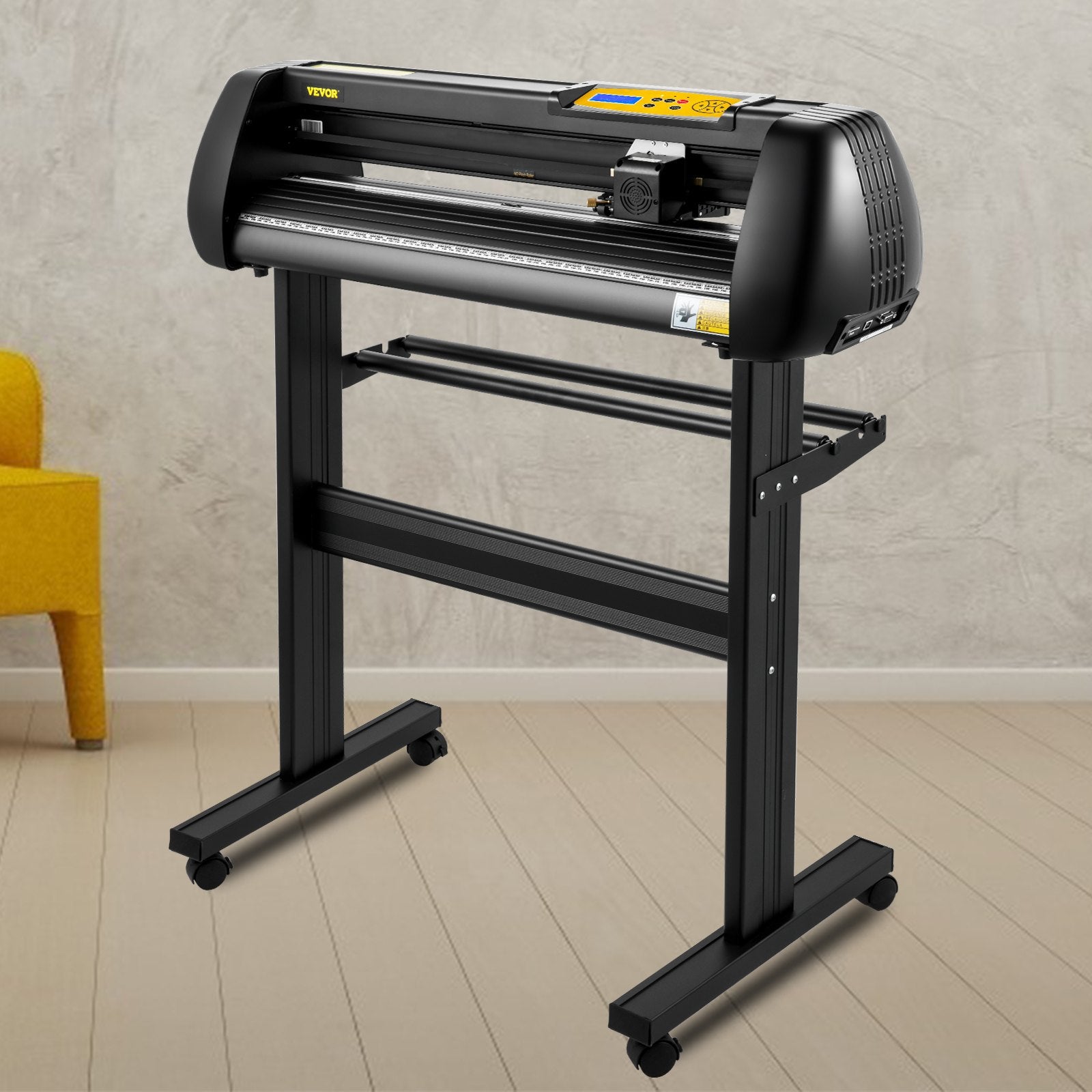 Gardening Tools: VEVOR Vinyl Cutter, 28inch Paper Feed Cutting Plotter Bundle, Adjustable Force & Speed Vinyl Printer with Powerful Stepper Motors, Signmaster Software Bundle Kit Compatible with Windows System