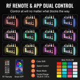 Computer Monitors & Accessories: VEVOR LED Lighted Liquor Bottle Display Bar Shelf RF & App Control 1210 mm