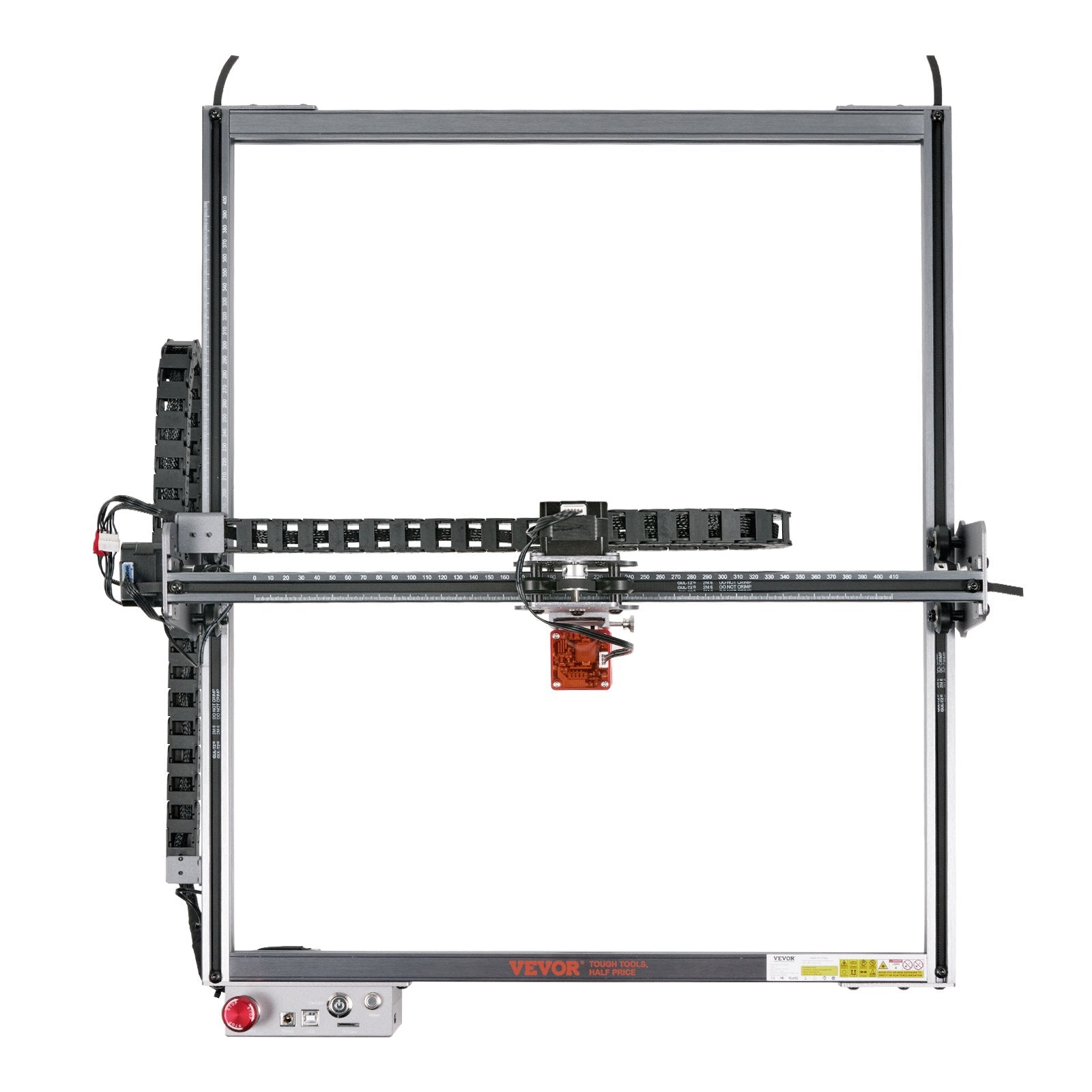 Hand Tools: VEVOR Laser Engraver, 5W Output Laser Engraving Machine, 16.1" x 15.7" Large Working Area, 10000mm/min Movement Speed, Compressed Spot with Eye Protection, Laser Cutter for Wood, Metal, Acrylic
