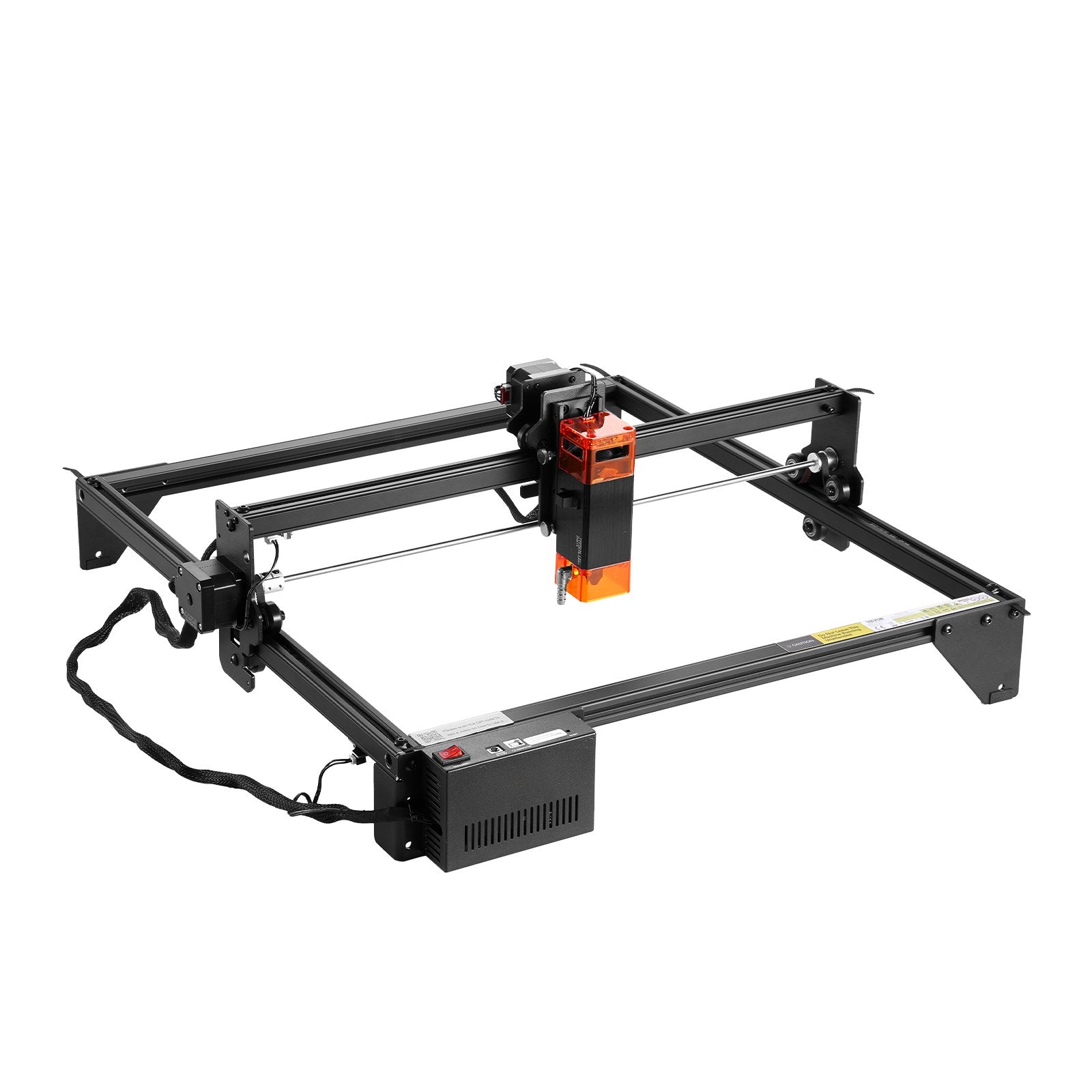 Laser Engraver, 5W Output, Laser Engraving Cutter Machine, 14.9 x 15.7 in/38 x 40 cm Working Area, 10000 mm/min Movement Speed, Compressed Spot with Eye Protection, for Wood, Certain Metal