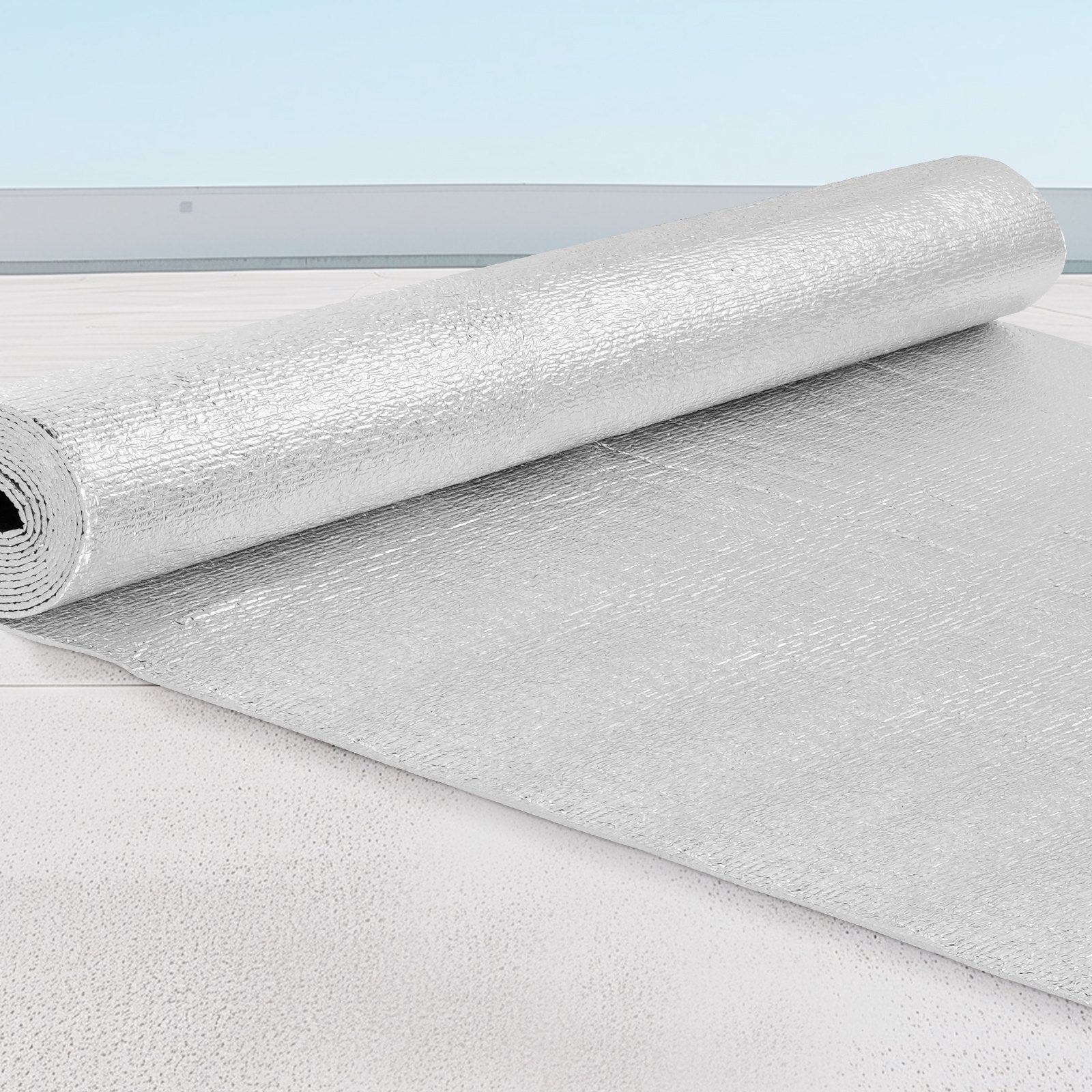 Automotive Repair & Speciality Tools: VEVOR Double Reflective Insulation Roll Foam Core Radiant Barrier 120 x 48 Inch / 3 x 1.2M
