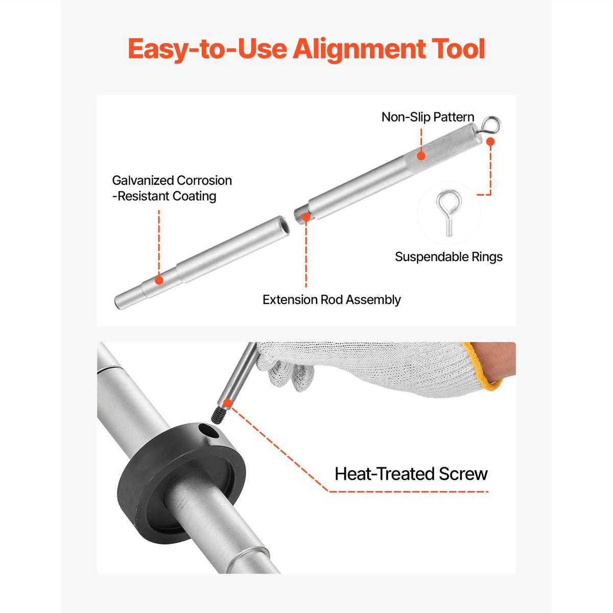 Mercruiser Alignment Tool & Gimbal Bearing Puller Set, Compatible with Mercruisers, OMC, Volvo Cobra Bell Housings, Engine Alignment Tool, Bearing Puller Seal Bellow Expander Tools Installer