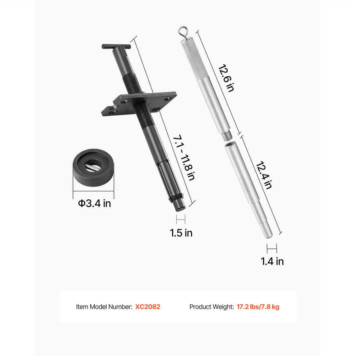 Mercruiser Alignment Tool & Gimbal Bearing Puller Set, Compatible with Mercruisers, OMC, Volvo Cobra Bell Housings, Engine Alignment Tool, Bearing Puller Seal Bellow Expander Tools Installer