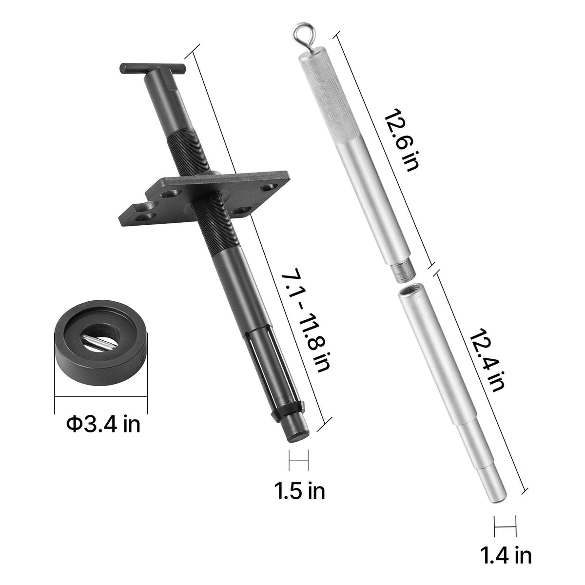 Mercruiser Alignment Tool & Gimbal Bearing Puller Set, Compatible with Mercruisers, OMC, Volvo Cobra Bell Housings, Engine Alignment Tool, Bearing Puller Seal Bellow Expander Tools Installer