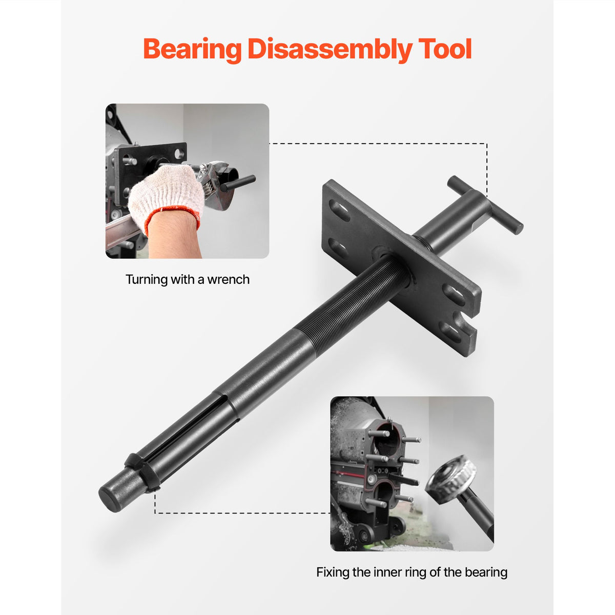 Mercruiser Alignment Tool & Gimbal Bearing Puller Set, Compatible with Mercruisers, OMC, Volvo Cobra Bell Housings, Engine Alignment Tool, Bearing Puller Seal Bellow Expander Tools Easy-to-Use