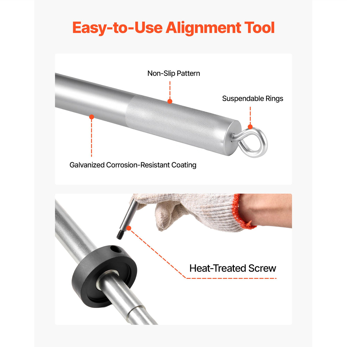 Mercruiser Alignment Tool & Gimbal Bearing Puller Set, Compatible with Mercruisers, OMC, Volvo Cobra Bell Housings, Engine Alignment Tool, Bearing Puller Seal Bellow Expander Tools Easy-to-Use