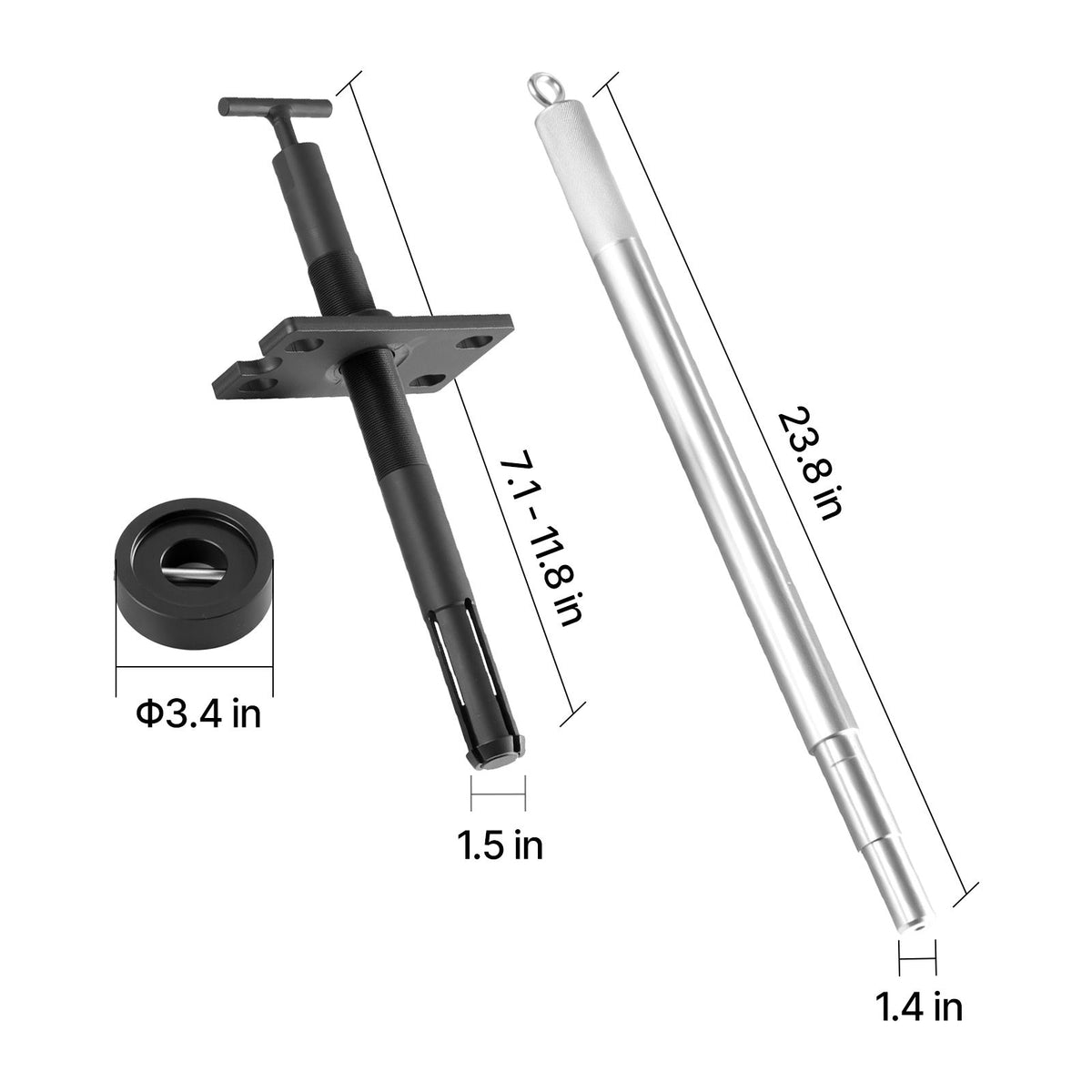 Mercruiser Alignment Tool & Gimbal Bearing Puller Set, Compatible with Mercruisers, OMC, Volvo Cobra Bell Housings, Engine Alignment Tool, Bearing Puller Seal Bellow Expander Tools Easy-to-Use