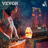 Gardening Tools: VEVOR Propane Forge Portable, Double Burner Tool and Knife Making, Large Capacity Blacksmith Farrier Forges, Mini Furnace Blacksmithing, Gas Forging Tools and Equipment, Complete Kit