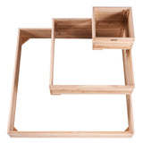 Garden Ornaments: VEVOR Wooden Raised Garden Bed Planter Box 113 x 113 x 51 cm Flower Vegetable Herb