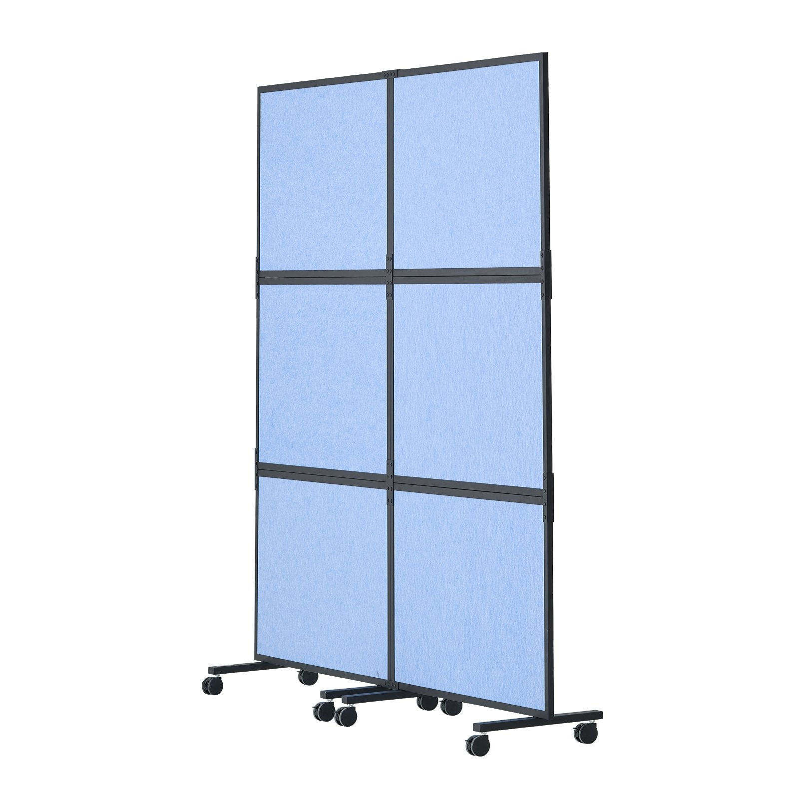 Room Dividers: VEVOR Acoustic Room Divider Partition Panel Privacy Screen 2 Pack Indigo Blue