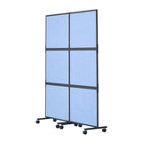 Room Dividers: VEVOR Acoustic Room Divider Partition Panel Privacy Screen 2 Pack Indigo Blue