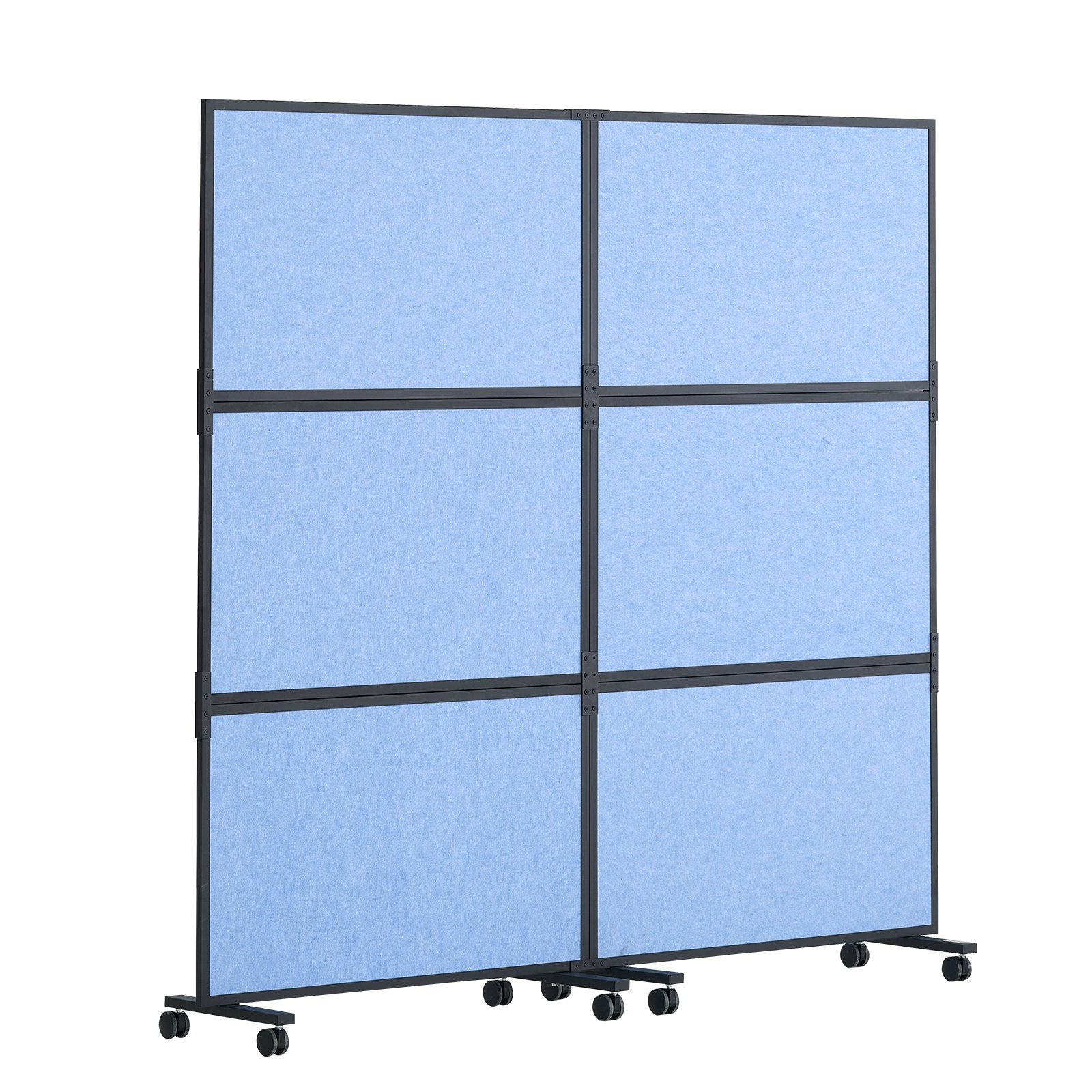Room Dividers: VEVOR Acoustic Room Divider Partition Panel Privacy Screen 2 Pack Indigo Blue