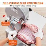 Speciality Appliances: VEVOR 1500W Commercial Electric Meat Bandsaw Stainless Steel Bone Sawing Machine