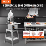 Speciality Appliances: VEVOR 1800W Commercial Electric Meat Bandsaw Stainless Steel Bone Sawing Machine