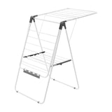 Drying Racks & Hangers: VEVOR 2-Tier Foldable Clothes Drying Rack with Sock Clips & 21 Drying Rods White