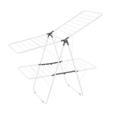 Drying Racks & Hangers: VEVOR 2-Tier Foldable Clothes Drying Rack with Sock Clips & 31 Drying Rods White