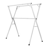 Clothing & Wardrobe Storage: VEVOR 2-Tier Telescopic Clothes Drying Rack w/ 30 Windproof Holes & 2 Shoe Hooks