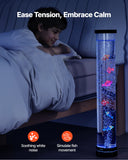 Fountain & Ponds Accessories: VEVOR Bubble Tube Lamp 16 Color 80 cm Sensory Aquarium Lamp for Relief Calming