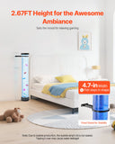 Fountain & Ponds Accessories: VEVOR Bubble Tube Lamp 16 Color 80 cm Sensory Aquarium Lamp for Relief Calming