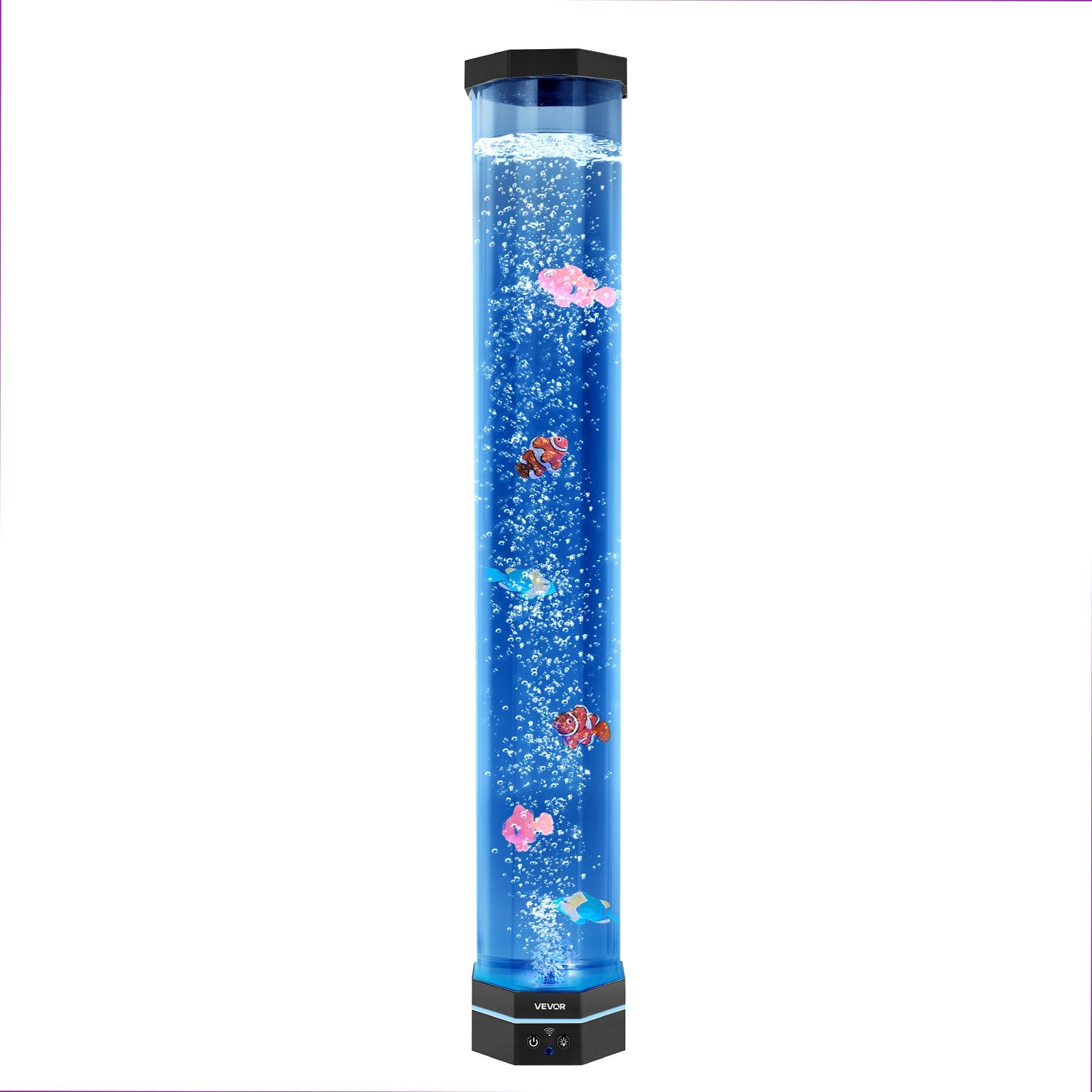 Fountain & Ponds Accessories: VEVOR Bubble Tube Lamp 16 Color 80 cm Sensory Aquarium Lamp for Relief Calming