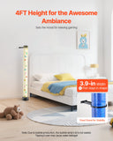 Table Lamps: VEVOR Bubble Tube Lamp 16 Color 1.2 m Sensory Aquarium Lamp for Relief Calming