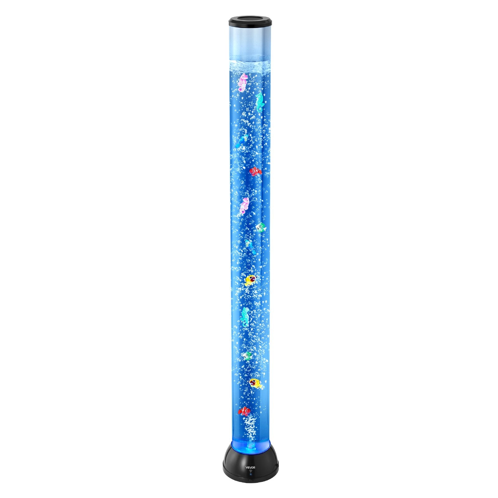 Table Lamps: VEVOR Bubble Tube Lamp 16 Color 1.2 m Sensory Aquarium Lamp for Relief Calming
