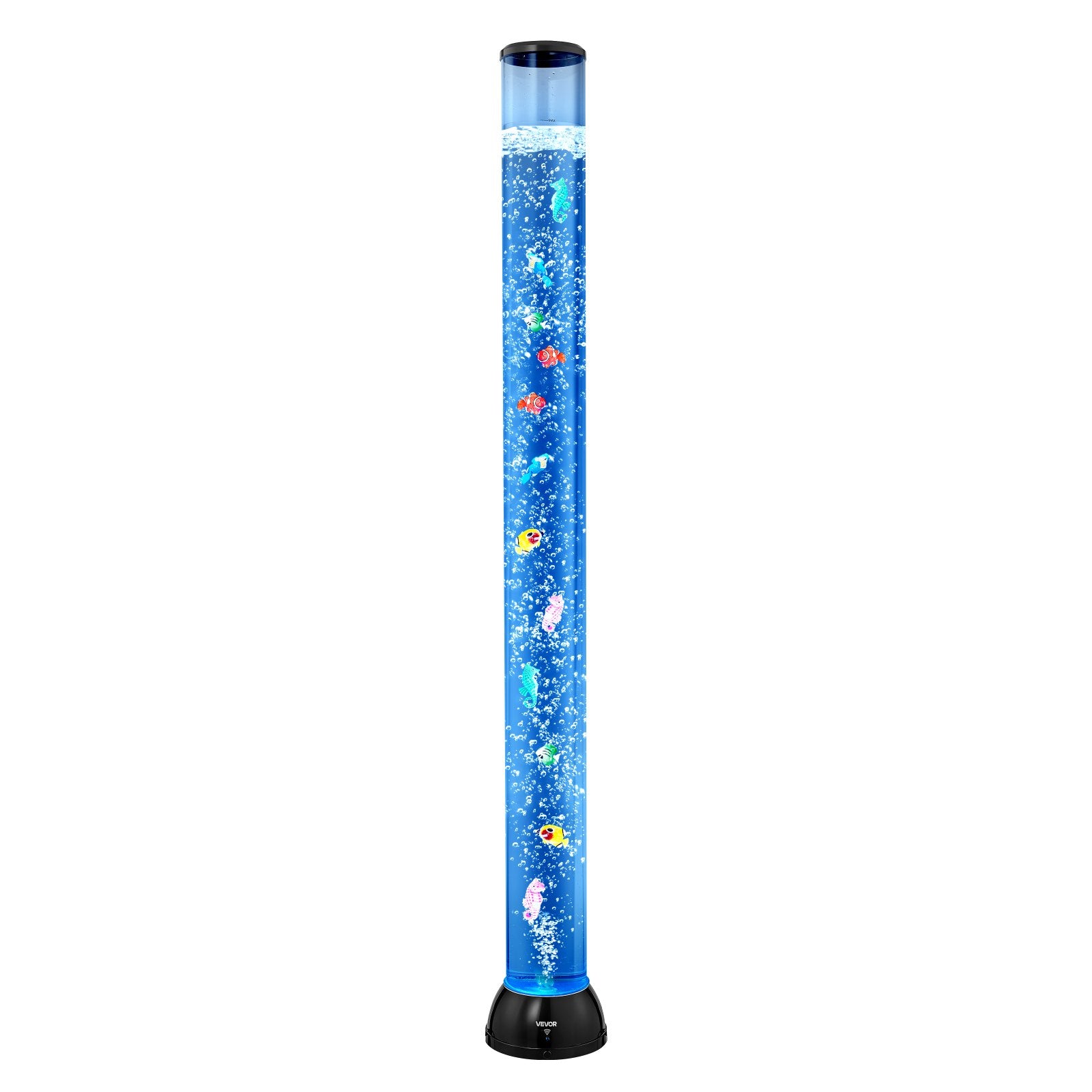 Table Lamps: VEVOR Bubble Tube Lamp 16 Color 1.2 m Sensory Aquarium Lamp for Relief Calming
