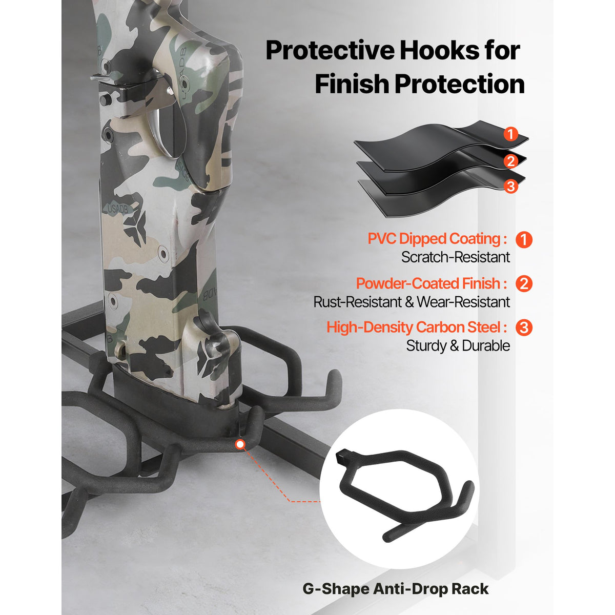Gun Rack, Floor Standing, Indoor Heavy Duty Steel Rifle Shotgun Rack Stand, Freestanding Gun Display Storage with Magazine Holder, Holds up to 9 Rifles and 4 Pistols, for Home Garage Storage