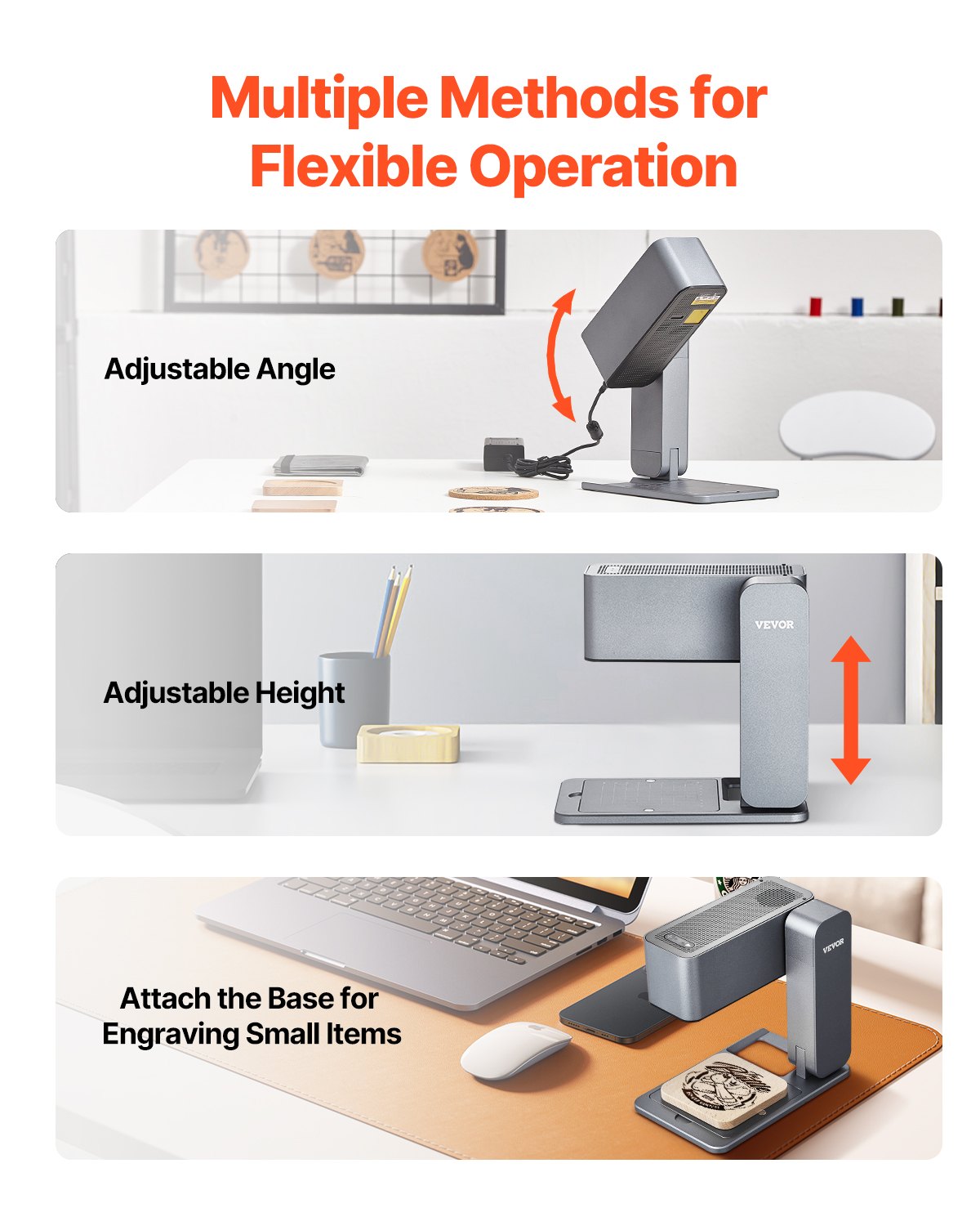 Hand Tools: VEVOR Portable Laser Engraver 600 mm/s 5W High Speed Handheld Engraving Machine
