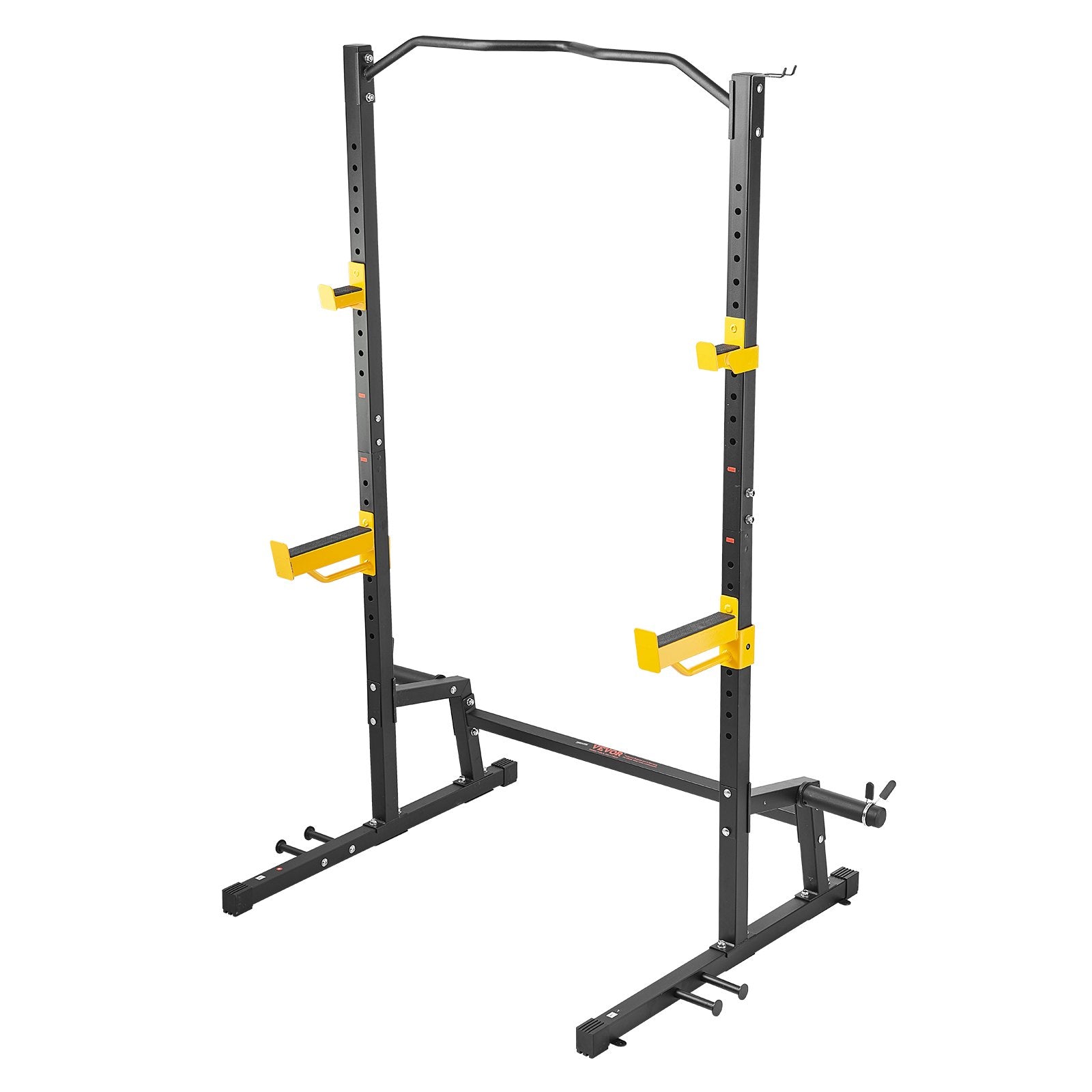 Exercise Benches: VEVOR Squat Stand Power Rack Adjustable Heavy Duty Barbell Weight Stand Home Gym