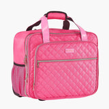 Mouse & Accessories: VEVOR Rolling Laptop Bag, Fits Up to 17.3 Inch Laptop, Wheeled Briefcase, Roller Computer Tote Bag with 2 Fixed Wheels & Telescoping Handle, Laptop Case for Work Travel Business Office, Red