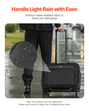 Duffel Bags: VEVOR Rolling Laptop Bag 43.94 cm Wheeled Computer Bag for Women & Men Black