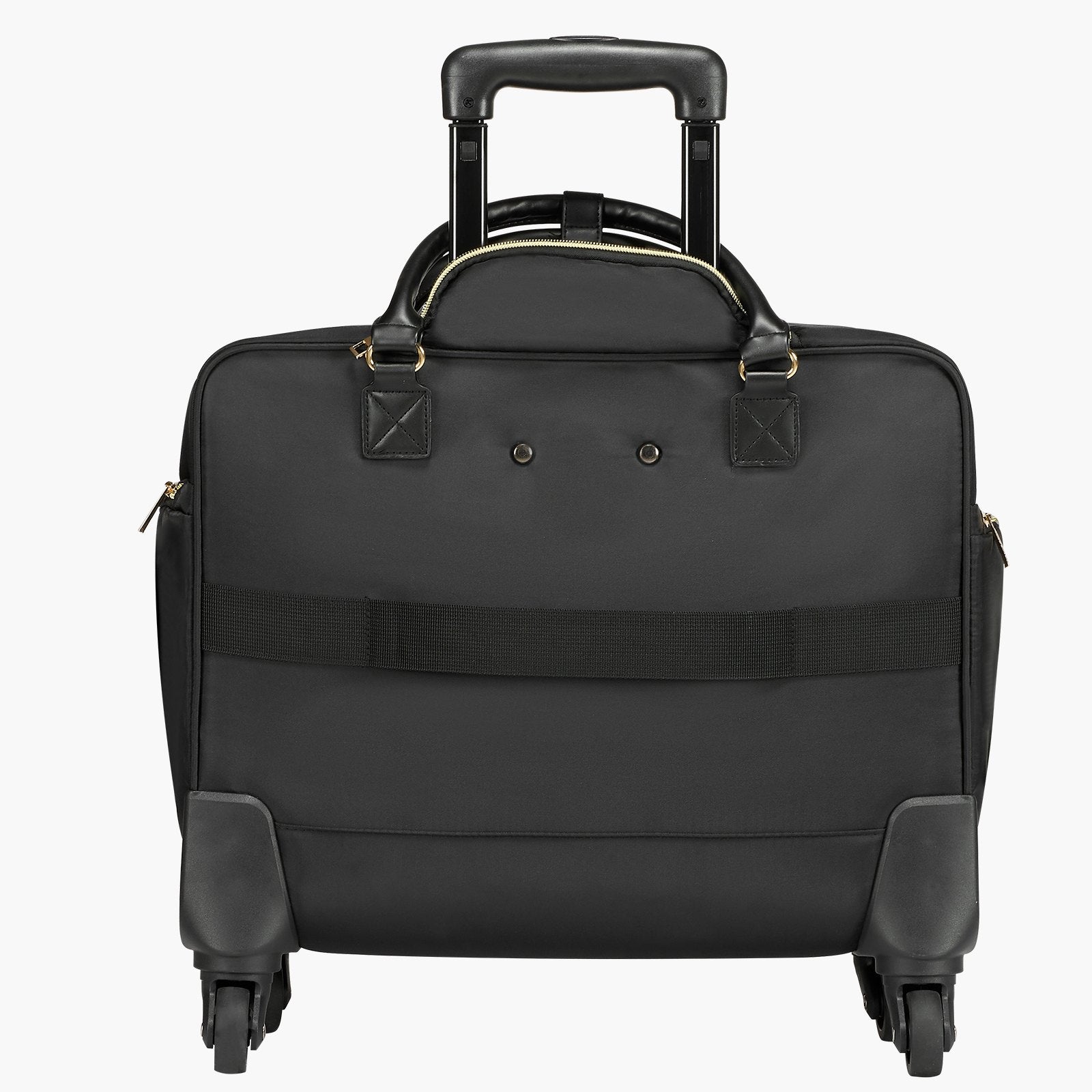 Mouse & Accessories: VEVOR Rolling Laptop Bag, Fits Up to 17.3 Inch Laptop, Wheeled Briefcase, Roller Computer Tote Bag with 4 Spinner Wheels & TSA Lock, Laptop Case for Work Travel Business, Women & Men (Black Gold)