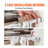 Dog Playpens & Gates: VEVOR Baby Gate, 749-1346 mm Extra Wide, 762 mm High, Dog Gate for Stairs Doorways and House, Easy Step Walk Thru Auto Close Child Gate Pet Security Gate with Pressure Mount and Wall Mount Kit, White