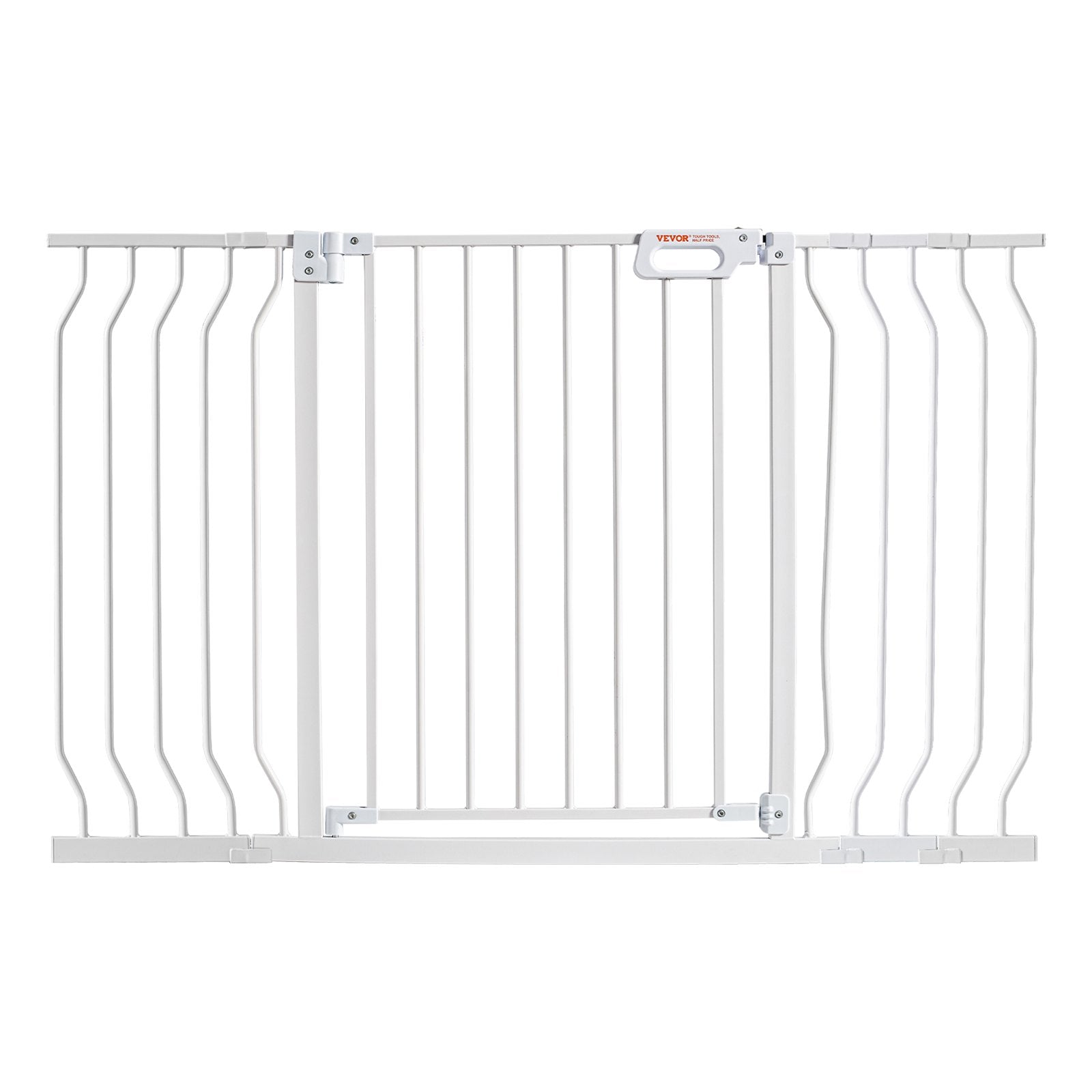Dog Playpens & Gates: VEVOR Baby Gate, 749-1346 mm Extra Wide, 762 mm High, Dog Gate for Stairs Doorways and House, Easy Step Walk Thru Auto Close Child Gate Pet Security Gate with Pressure Mount and Wall Mount Kit, White