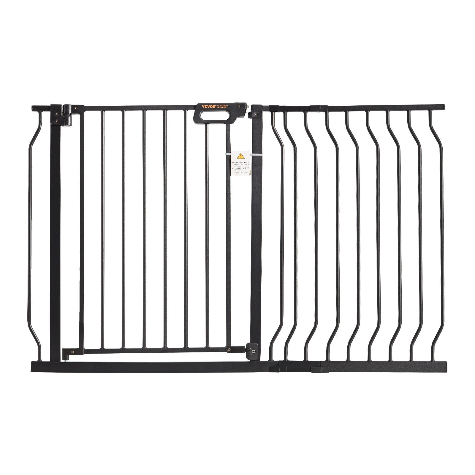 Dog Playpens & Gates: VEVOR Baby Gate, 749-1229 mm Extra Wide, 762 mm High, Dog Gate for Stairs Doorways and House, Easy Step Walk Thru Auto Close Child Gate Pet Security Gate with Pressure Mount and Wall Mount Kit, Black