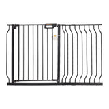 Dog Playpens & Gates: VEVOR Baby Gate, 749-1229 mm Extra Wide, 762 mm High, Dog Gate for Stairs Doorways and House, Easy Step Walk Thru Auto Close Child Gate Pet Security Gate with Pressure Mount and Wall Mount Kit, Black