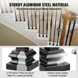 Building Toys: VEVOR 50 PCS Aluminum Alloy Baluster Flat Shoes Wrought Spindles for Staircase