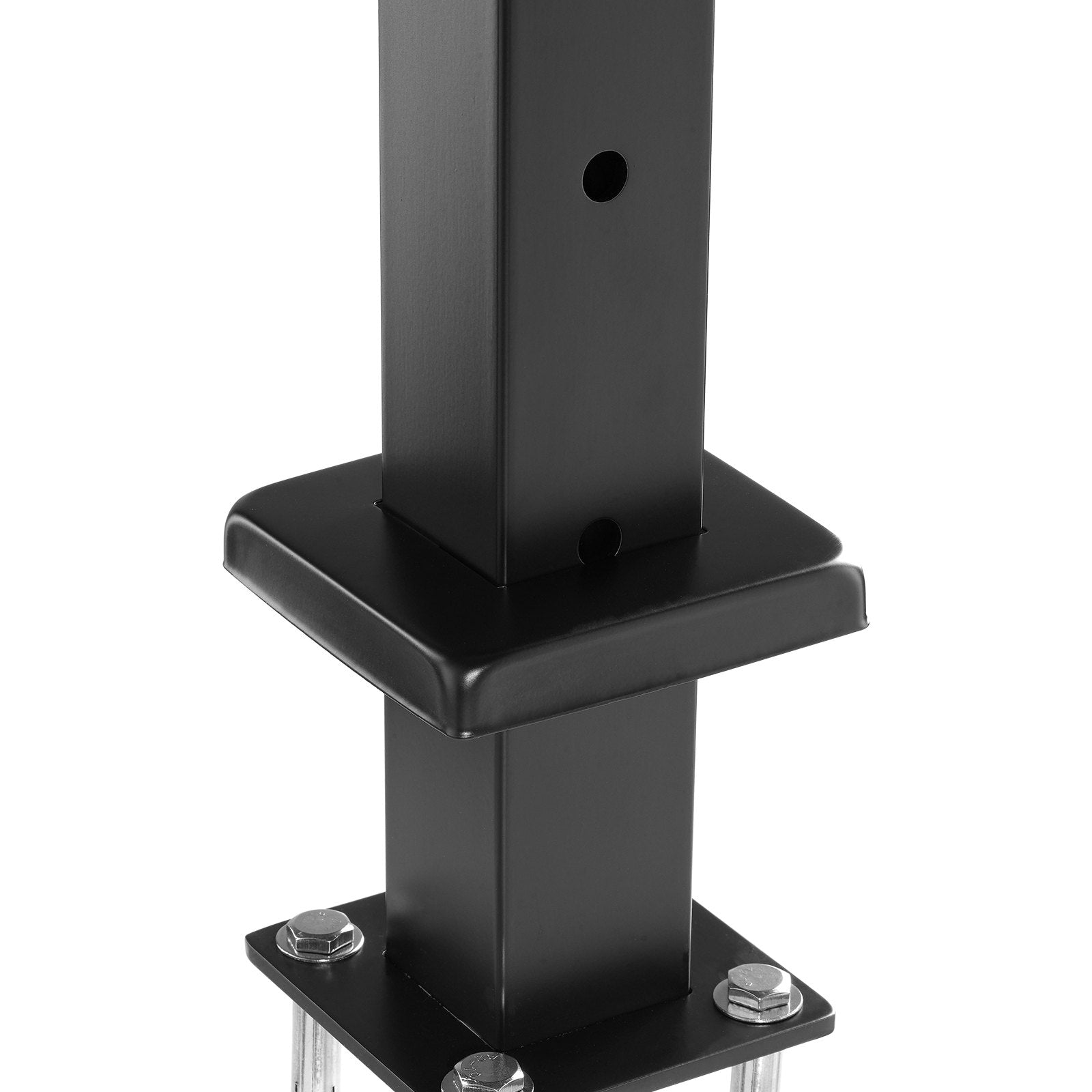 Automotive Repair & Speciality Tools: VEVOR Cable Railing Post Level Deck Stair Post 42 x 1.97 x 1.97" Cable Handrail Post Stainless Steel Brushed Finishing Deck Railing Pre-Drilled Pickets with Mounting Bracket Stair Railing Kit Black 106.7*5*5cm